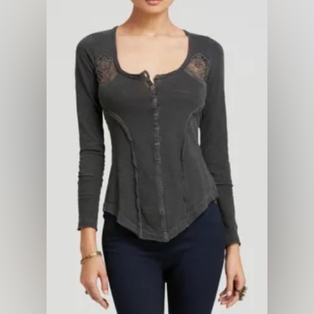 Free People Toosaloosa Henley